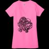 Ladies' Jersey Short-Sleeve Deep V-Neck T-Shirt Thumbnail
