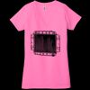 Ladies' Jersey Short-Sleeve Deep V-Neck T-Shirt Thumbnail