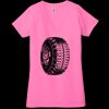 Ladies' Jersey Short-Sleeve Deep V-Neck T-Shirt Thumbnail