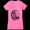 Ladies' Jersey Short-Sleeve Deep V-Neck T-Shirt Thumbnail
