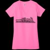 Ladies' Jersey Short-Sleeve Deep V-Neck T-Shirt Thumbnail