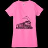 Ladies' Jersey Short-Sleeve Deep V-Neck T-Shirt Thumbnail
