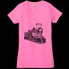 Ladies' Jersey Short-Sleeve Deep V-Neck T-Shirt Thumbnail