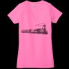 Ladies' Jersey Short-Sleeve Deep V-Neck T-Shirt Thumbnail