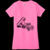 Ladies' Jersey Short-Sleeve Deep V-Neck T-Shirt Thumbnail