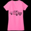Ladies' Jersey Short-Sleeve Deep V-Neck T-Shirt Thumbnail