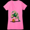 Ladies' Jersey Short-Sleeve Deep V-Neck T-Shirt Thumbnail