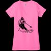 Ladies' Jersey Short-Sleeve Deep V-Neck T-Shirt Thumbnail