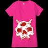 Ladies' Jersey Short-Sleeve Deep V-Neck T-Shirt Thumbnail