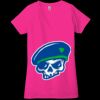 Ladies' Jersey Short-Sleeve Deep V-Neck T-Shirt Thumbnail