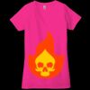 Ladies' Jersey Short-Sleeve Deep V-Neck T-Shirt Thumbnail