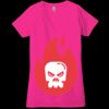 Ladies' Jersey Short-Sleeve Deep V-Neck T-Shirt Thumbnail