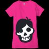 Ladies' Jersey Short-Sleeve Deep V-Neck T-Shirt Thumbnail