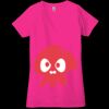 Ladies' Jersey Short-Sleeve Deep V-Neck T-Shirt Thumbnail