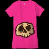 Ladies' Jersey Short-Sleeve Deep V-Neck T-Shirt Thumbnail