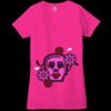 Ladies' Jersey Short-Sleeve Deep V-Neck T-Shirt Thumbnail