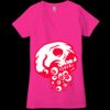 Ladies' Jersey Short-Sleeve Deep V-Neck T-Shirt Thumbnail