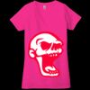 Ladies' Jersey Short-Sleeve Deep V-Neck T-Shirt Thumbnail