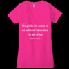 Ladies' Jersey Short-Sleeve Deep V-Neck T-Shirt Thumbnail