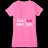 Ladies' Jersey Short-Sleeve Deep V-Neck T-Shirt Thumbnail