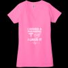 Ladies' Jersey Short-Sleeve Deep V-Neck T-Shirt Thumbnail