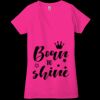 Ladies' Jersey Short-Sleeve Deep V-Neck T-Shirt Thumbnail