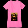 Ladies' Jersey Short-Sleeve Deep V-Neck T-Shirt Thumbnail