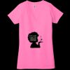 Ladies' Jersey Short-Sleeve Deep V-Neck T-Shirt Thumbnail