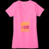 Ladies' Jersey Short-Sleeve Deep V-Neck T-Shirt Thumbnail