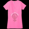 Ladies' Jersey Short-Sleeve Deep V-Neck T-Shirt Thumbnail