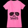Ladies' Jersey Short-Sleeve Deep V-Neck T-Shirt Thumbnail