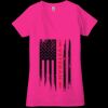 Ladies' Jersey Short-Sleeve Deep V-Neck T-Shirt Thumbnail