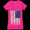 Ladies' Jersey Short-Sleeve Deep V-Neck T-Shirt Thumbnail