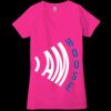 Ladies' Jersey Short-Sleeve Deep V-Neck T-Shirt Thumbnail