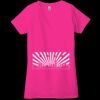 Ladies' Jersey Short-Sleeve Deep V-Neck T-Shirt Thumbnail