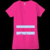 Ladies' Jersey Short-Sleeve Deep V-Neck T-Shirt Thumbnail