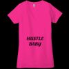 Ladies' Jersey Short-Sleeve Deep V-Neck T-Shirt Thumbnail