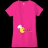 Ladies' Jersey Short-Sleeve Deep V-Neck T-Shirt Thumbnail