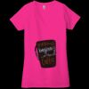 Ladies' Jersey Short-Sleeve Deep V-Neck T-Shirt Thumbnail