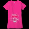 Ladies' Jersey Short-Sleeve Deep V-Neck T-Shirt Thumbnail