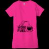 Ladies' Jersey Short-Sleeve Deep V-Neck T-Shirt Thumbnail