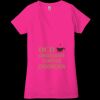 Ladies' Jersey Short-Sleeve Deep V-Neck T-Shirt Thumbnail