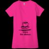 Ladies' Jersey Short-Sleeve Deep V-Neck T-Shirt Thumbnail