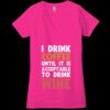 Ladies' Jersey Short-Sleeve Deep V-Neck T-Shirt Thumbnail