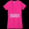 Ladies' Jersey Short-Sleeve Deep V-Neck T-Shirt Thumbnail