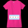 Ladies' Jersey Short-Sleeve Deep V-Neck T-Shirt Thumbnail