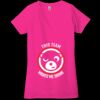 Ladies' Jersey Short-Sleeve Deep V-Neck T-Shirt Thumbnail