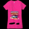 Ladies' Jersey Short-Sleeve Deep V-Neck T-Shirt Thumbnail