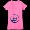 Ladies' Jersey Short-Sleeve Deep V-Neck T-Shirt Thumbnail