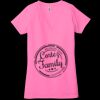 Ladies' Jersey Short-Sleeve Deep V-Neck T-Shirt Thumbnail
